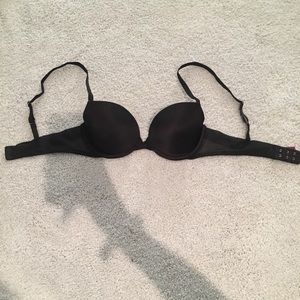 True and Co Black Demi Bra